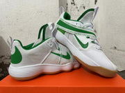 Nike White and Green Basketball Shoes