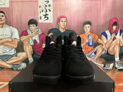 Jordan 6 Retro Black and Red High-Top Sneakers