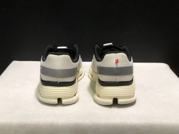 On Cloudnova Form 2 Sneakers in Pearl and Black