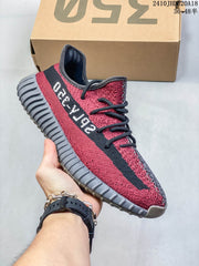 Adidas Yeezy Boost 350 V2 Red Gray Sneakers 2410JHD320A18