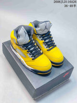 Jordan Air Jordan 5 Retro High Yellow Basketball Sneakers