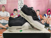 Nike Air Jordan 4 RM Sneakers, Cream and Black