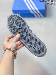 Adidas Superstar Sneakers White Purple Gray 2607JGD735A15