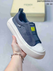 Fendi Slip-On Sneakers Navy and Taupe 07GDD609A19