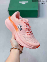 Lacoste Neo Run Pink Orange Low-Top Sneakers