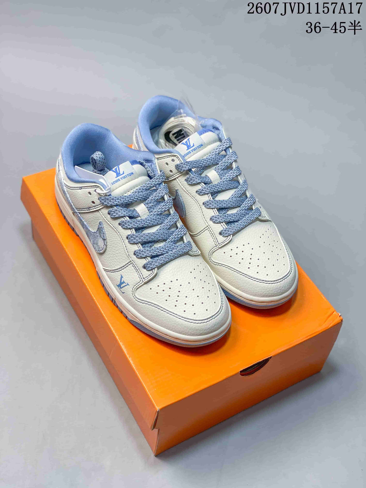 Nike Dunk Low Louis Vuitton Ice Blue Denim Sneakers 2607JVD1157A17