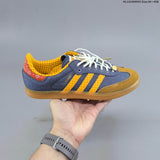 Adidas Originals Samba Sneakers Blue and Gold LA3985