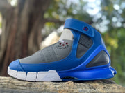 Nike Zoom Huarache 2K5 Basketball Shoes Blue Grey