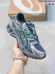 ASICS Gel-Nimbus 10.1 Retro Running Sneakers Silver Green