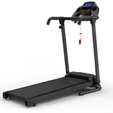 Foldable Treadmill for Home, 2.5HP Portable Treadmill with Handles, 300 lbs Capacity, APP Control & LED Display - Folding Walking Pad for Fitness