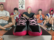 Nike Basketball Shoes Black Pink and Teal