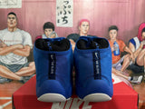 Nike Air Flightposite Blue and White Basketball Shoes