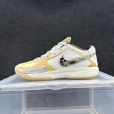 Nike Zoom Basketball Shoes in White and Yellow
