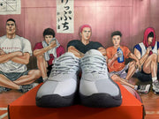 Nike Basketball Shoes in Gray and Purple