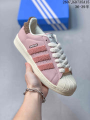 adidas Superstar Pink Leather Sneakers 2607TGD735A15