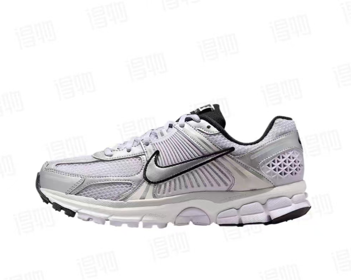 Nike Air Zoom Vomero 5 Running Shoes, White and Black