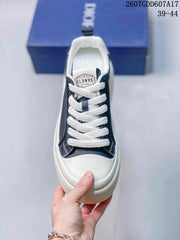 Dior 2607GDD607A17 Navy White Low-Top Sneakers