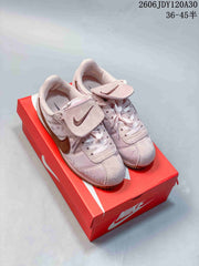 Nike Classic Cortez Low-Top Sneakers in Black or Pink
