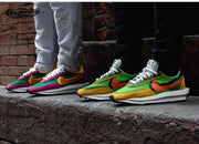 Nike LDV Waffle Sacai BV0073-301 Green Pink Sneakers
