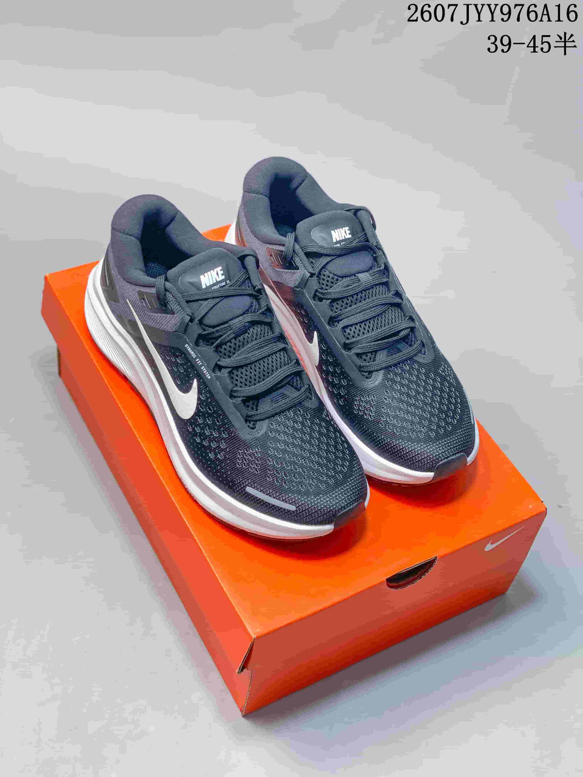 Nike Zoom Structure 23 Running Sneakers Black White