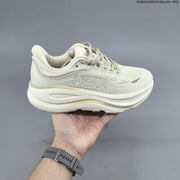 HOKA Bondi 9 Low-Top Running Shoes, White, Style 1162012