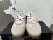 Converse Trainer-Style Sneakers in Cream and Plum