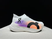 On Cloudboom Strike LS White Purple Running Shoes