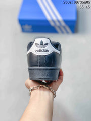Adidas Superstar Black White Shell-Toe Sneakers 2607JDD735A05