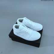 Nike Air Jordan 1 Low Sneakers, White and Color-Accent Styles