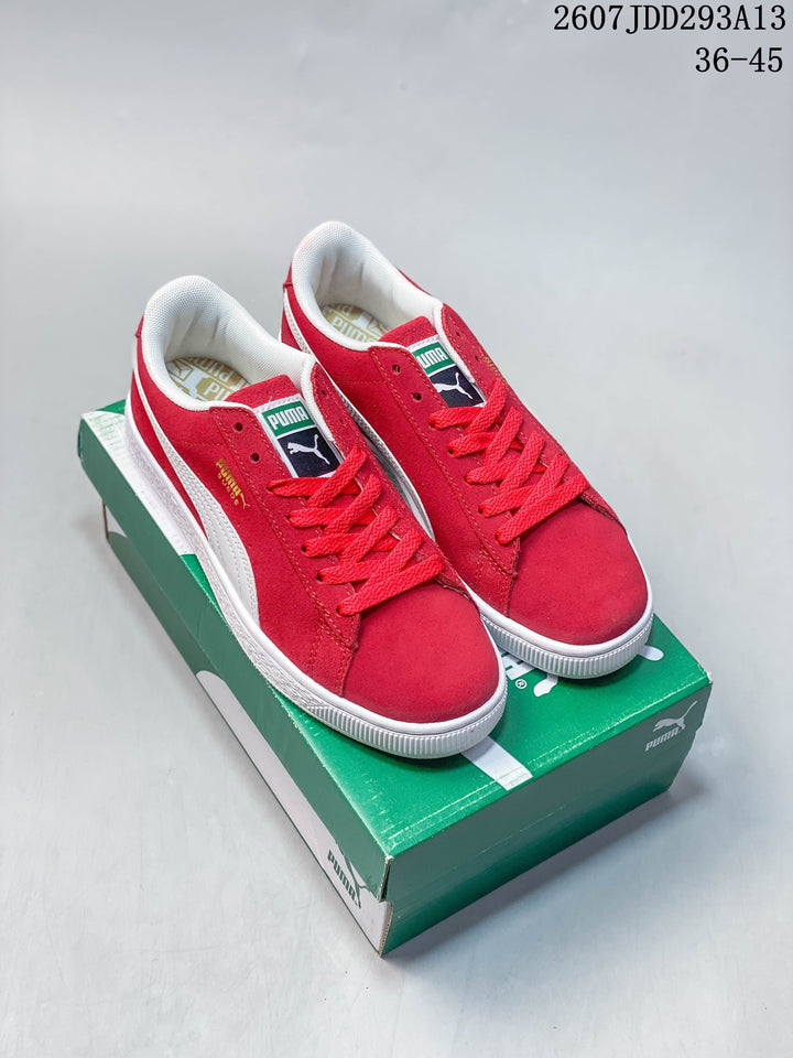 PUMA BMW MMS Suede XL Sneakers Red White