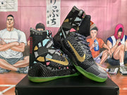 Nike Kobe 9 Elite High-Top Basketball Shoes, Black and Green