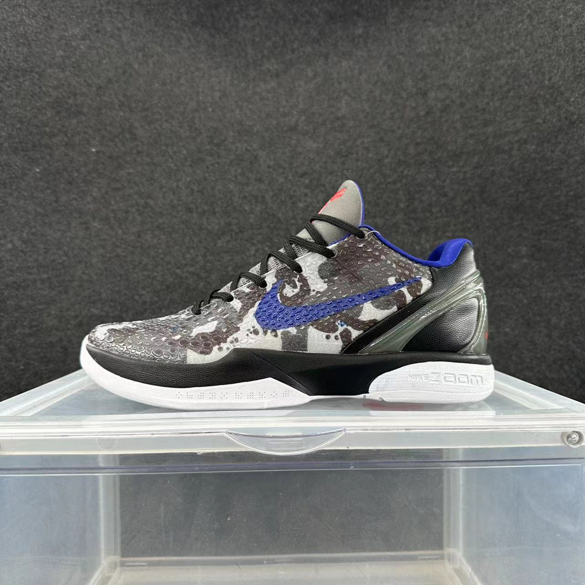 Nike Kobe 6 Protro Blue Camo Basketball Shoes