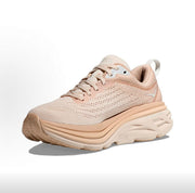 HOKA Bondi 8 Running Shoes in Beige Brown