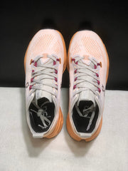 On Cloudsurfer Max Running Shoes in Pearl and Tangerine