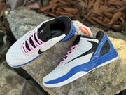 Nike Kobe 6 Basketball Shoes in White, Blue and Pink
