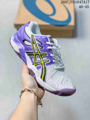 ASICS GEL-RESOLUTION 5 Tennis Shoes White Purple 2607JYD1647A17