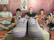 Nike Dunk Low Sneakers in Gray and Purple