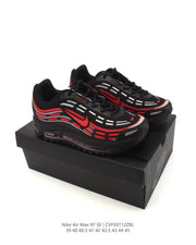 Nike Air Max 97 SE Black Red Sneakers CVFE0112ZBL