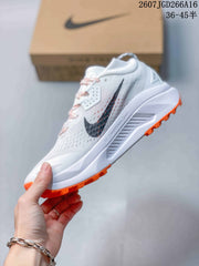 Nike ACG Zegama Trail Running Shoes White Orange