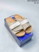 Birkenstock Boston Suede Sandals in Beige