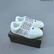Gucci Screener Distressed Low-Top Sneakers