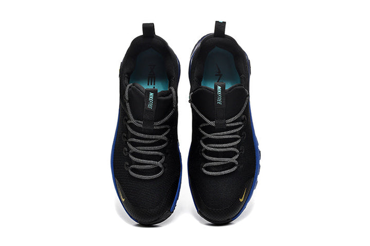 Nike Black and Blue Low-Top Sneakers