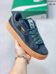 PUMA Suede XL Low-Top Sneakers Black and Gum