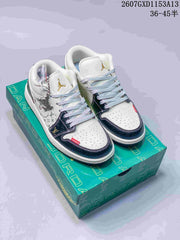 Nike SB Dunk Low White Navy Gold Sneakers QL1988-00