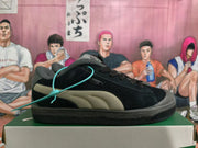 Puma Suede Sneakers in Black and Taupe