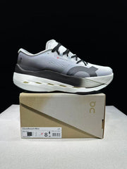 On Cloudboom Max Running Shoes, White and Black