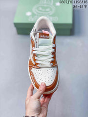 Jordan Air Jordan 1 Low Labubu White Brown Sneakers 2607JYD1196A16