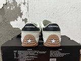 Converse Trainer-Style Sneakers in Cream and Black